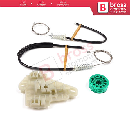 Honda City MK4 GD GE Jazz MK2 2001-2008 72250SAAJ02 İçin Ön Sol Kapı Cam Kriko Tamir Seti