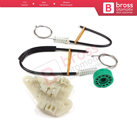 Honda City MK4 GD GE Jazz MK2 2001-2008 72250SAAJ02 İçin Ön Sol Kapı Cam Kriko Tamir Seti