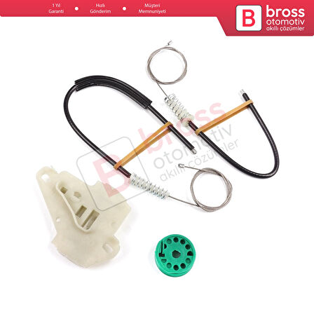 Honda City MK4 GD GE Jazz MK2 2001-2008 72210SAAJ02 İçin Ön Sağ Kapı Cam Kriko Tamir Seti