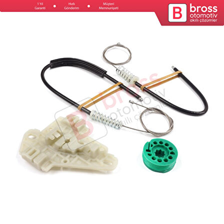 Honda City MK4 GD GE Jazz MK2 2001-2008 72210SAAJ02 İçin Ön Sağ Kapı Cam Kriko Tamir Seti