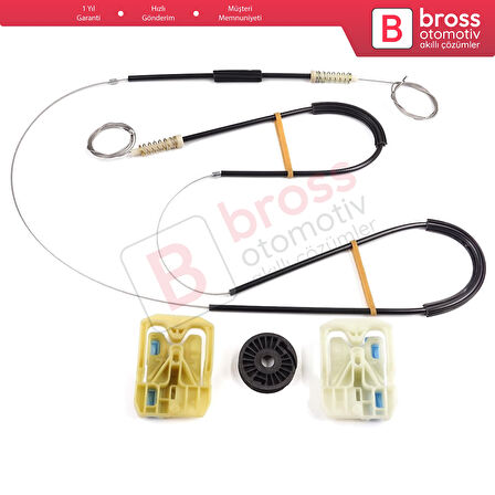 Skoda Octavia MK3 III 5E 2012-2021 4/5 Kapı 5E0837462 İçin Ön Sağ Kapı Cam Kriko Tamir Seti