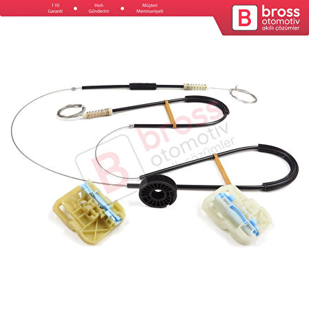 Skoda Octavia MK3 III 5E 2012-2021 4/5 Kapı 5E0837462 İçin Ön Sağ Kapı Cam Kriko Tamir Seti