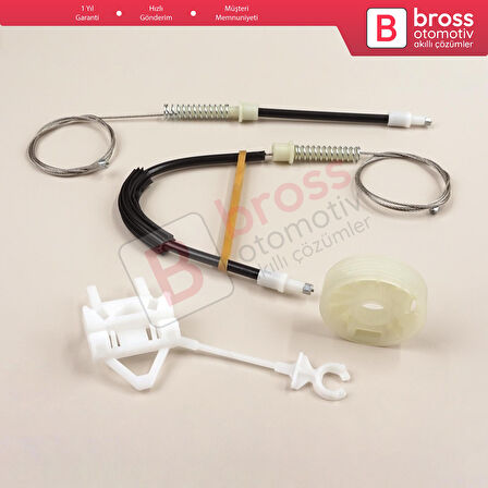 Alfa Romeo 156 932 1996-2007 4/5 Kapı 60672278 İçin Ön Sol Kapı Cam Kriko Tamir Seti