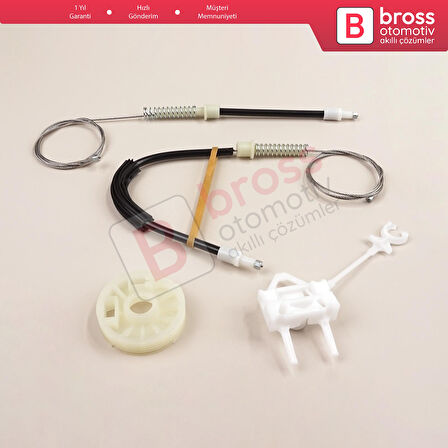 Alfa Romeo 156 932 1996-2007 4/5 Kapı 60672277 İçin Ön Sağ Kapı Cam Kriko Tamir Seti