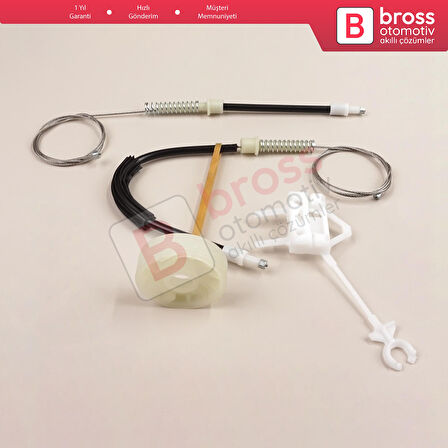 Alfa Romeo 156 932 1996-2007 4/5 Kapı 60672277 İçin Ön Sağ Kapı Cam Kriko Tamir Seti