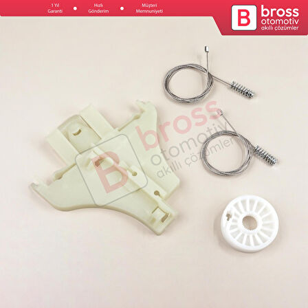 Ford Mondeo MK2 MK3 4/5 Kapı 1996-2007 1S71F27001B İçin Arka Sol Kapı Cam Kriko Tamir Seti