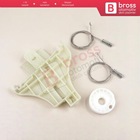 Ford Mondeo MK2 MK3 4/5 Kapı 1996-2007 1S71F27001B İçin Arka Sol Kapı Cam Kriko Tamir Seti