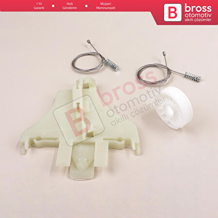 Ford Mondeo MK2 MK3 4/5 Kapı 1996-2007 1S71F27001B İçin Arka Sol Kapı Cam Kriko Tamir Seti