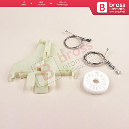 Ford Mondeo MK2 MK3 4/5 Kapı 1996-2007 1S71F27000B İçin Arka Sağ Kapı Cam Kriko Tamir Seti