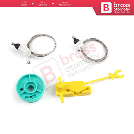 Fiat Ducato 230 244 Peugeot Boxer Citroen Jumper Relay 1994-2006 İçin Manuel Ön Sol Cam Kriko Seti