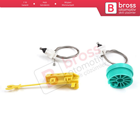 Fiat Ducato 230 244 Peugeot Boxer Citroen Jumper Relay 1994-2006 İçin Manuel Ön Sağ Cam Kriko Seti