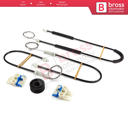 Mercedes Truck Arocs Actros Axor 2 Atego 3 Antos A9607201146 İçin Sol Kapı Cam Kriko Tamir Seti