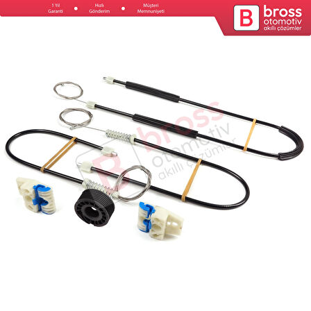 Mercedes Truck Arocs Actros Axor 2 Atego 3 Antos A9607201146 İçin Sol Kapı Cam Kriko Tamir Seti