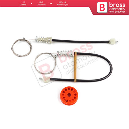 Honda S2000 AP1 AP2 1999-2009 72250-S2A-A03 İçin Sol Kapı Cam Kriko Tamir Seti