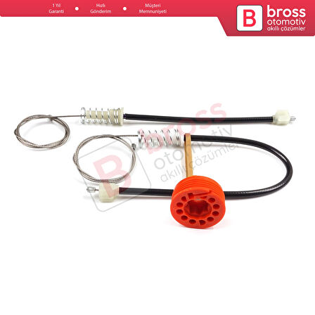 Honda S2000 AP1 AP2 1999-2009 72250-S2A-A03 İçin Sol Kapı Cam Kriko Tamir Seti