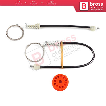 Honda S2000 AP1 AP2 1999-2009 72210-S2A-G02 İçin Sağ Kapı Cam Kriko Tamir Seti