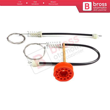 Honda S2000 AP1 AP2 1999-2009 72210-S2A-G02 İçin Sağ Kapı Cam Kriko Tamir Seti