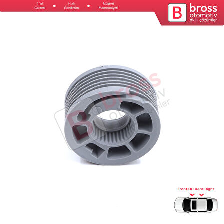 Land Rover Discovery MK5 L462 2017-On için Sağ Kapı Cam Kriko Tamir Makarası