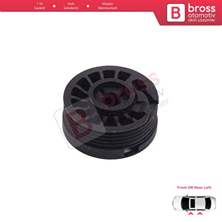 Citroen C-Elysee DD Peugeot 301 2012-On 9677416980 için Sol Kapı Cam Kriko Tamir Makarası