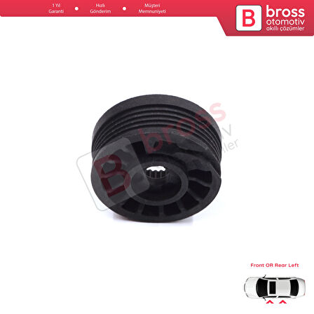 Citroen C-Elysee DD Peugeot 301 2012-On 9677416980 için Sol Kapı Cam Kriko Tamir Makarası