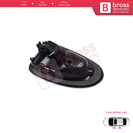 Renault Clio 2 Scenic Megane 1 Trafic Master 2 Logan 1 Movano A İçin Sol Kapı Kolu Kancalı Tip