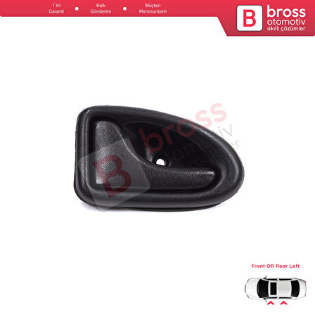 Renault Clio 2 Scenic Megane 1 Trafic Master 2 Logan 1 Movano A İçin Sol Kapı Kolu Kancalı Tip