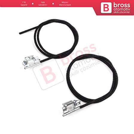 Peugeot 206 206+ 207 4/5 Kapı İçin Sunroof Tavan Cam Halat Spiral Kablo Seti Sağ Sol