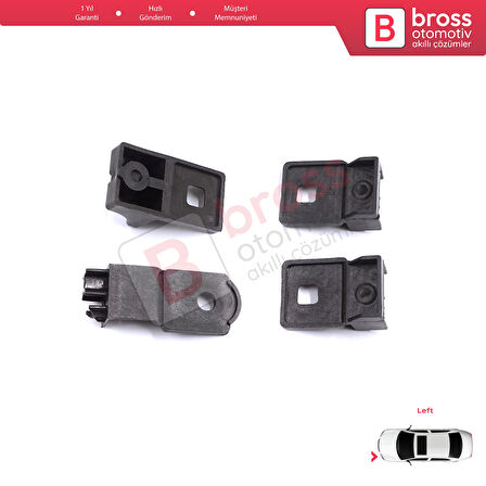 VW Crafter MK1 2E 2F 2006-2017 2E0998225 İçin Sol Ön Far Ayak Tamir Seti