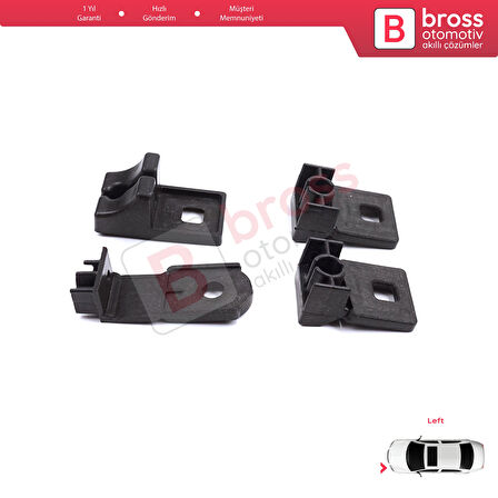 VW Crafter MK1 2E 2F 2006-2017 2E0998225 İçin Sol Ön Far Ayak Tamir Seti