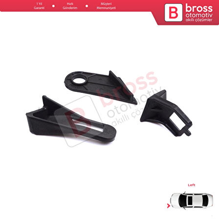 Fiat Abarth Grande Punto MK3 199 2005-2013 89101372SX İçin Sol Ön Far Ayak Tamir Seti