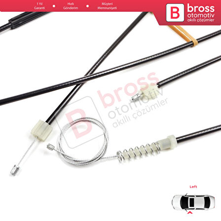 Ford F-Max Truck H625 2018-On 910649101 için Sol Kapı Cam Kriko Tamir Seti