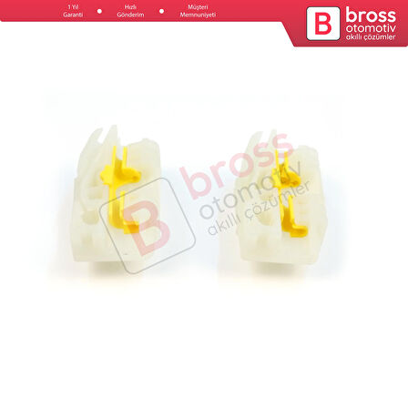 VW Sharan 1 Seat Alhambra 7M 7V Leon MK2 Freelander MK1 L314 İçin 2 Adet Sol Cam Kriko Tamir Klipsi