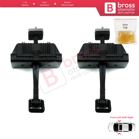 BMW X5 E70 X6 E71 E72  51217141024 İçin 2 EA Ön Sağ ve Sol Kapı Gergi Yayı