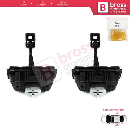 BMW X5 E53 1999-2006 5122840256 İçin 2 EA Arka Sağ ve Sol Kapı Gergi Yayı