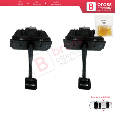 BMW X5 E53 1999-2006 5122840256 İçin 2 EA Arka Sağ ve Sol Kapı Gergi Yayı