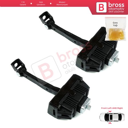 BMW 5 E60 E61 2001-2010 4/5 Kapı 51217176804 İçin 2 EA Ön Sağ ve Sol Kapı Gergi Yayı