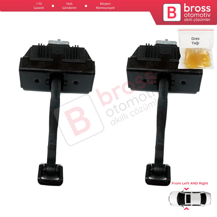 BMW 5 E60 E61 2001-2010 4/5 Kapı 51217176804 İçin 2 EA Ön Sağ ve Sol Kapı Gergi Yayı