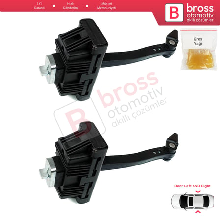 BMW X3 E83 2003-2011 41527176802 İçin 2 EA Arka Sağ ve Sol Kapı Gergi Yayı