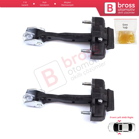 Lancia Ypsilon MK3 846 312 2011-2024 5-Kapı HB 52049606 İçin 2 EA Ön Sağ ve Sol Kapı Gergi Yayı