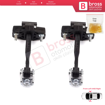 Lancia Ypsilon MK3 846 312 2011-2024 5-Kapı HB 52049606 İçin 2 EA Ön Sağ ve Sol Kapı Gergi Yayı