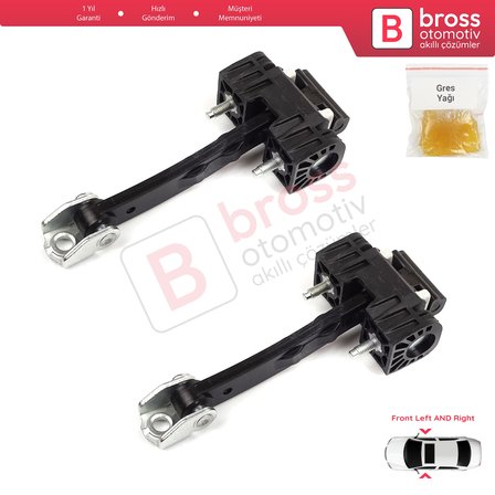 Fiat Bravo 198 Lancia Delta MK3 844 2008-2014 51751732 İçin 2 EA Ön Sağ ve Sol Kapı Gergi Yayı