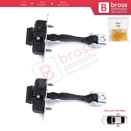 Citroen C4 Picasso SpaceTourer MK2 9676345180 İçin 2 EA Arka Sağ ve Sol Kapı Gergi Yayı 