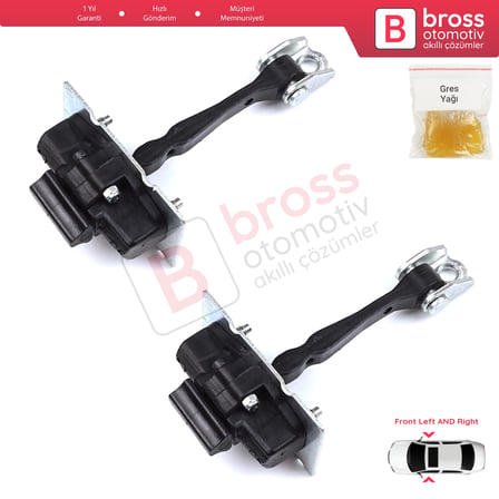 Citroen C4 Picasso SpaceTourer MK2 9676345180 İçin 2 EA Ön Sağ ve Sol Kapı Gergi Yayı 
