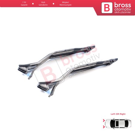 Ford Focus MK2 2004-2007 Makyajsız Kasa C-Max 2003–2007 1324270 İçin 2 Adet Ön Far Bağlantı Ayağı