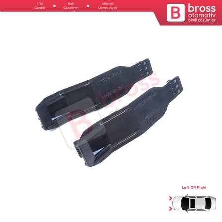 Ford Focus MK2 2004-2007 Makyajsız Kasa C-Max 2003–2007 1324270 İçin 2 Adet Ön Far Bağlantı Ayağı