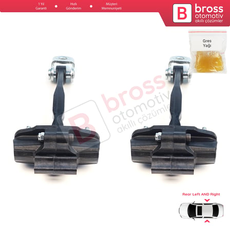 Ford Ranger MK3 TKE P375 PX 2N 2G 2P 2011-2023 Avrupa 5339618 İçin 2 Adet Arka Kapı Gergisi