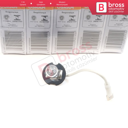 Sis Lambası Römork Arazi Aracı Farı İçin 10 Adet OSRAM ORIGINAL 64151 12V 55W PK22s H3 Halojen Ampul