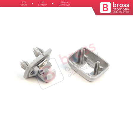 Audi A1 A3 A4 B7 B8 B9 A5 A6 C6 Q2 Q3 Q5 TT Seat Exeo İçin Güneşlik Tutucu Ayak Klipsi Gri Renk