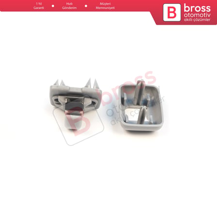 Audi A1 A3 A4 B7 B8 B9 A5 A6 C6 Q2 Q3 Q5 TT Seat Exeo İçin Güneşlik Tutucu Ayak Klipsi Gri Renk