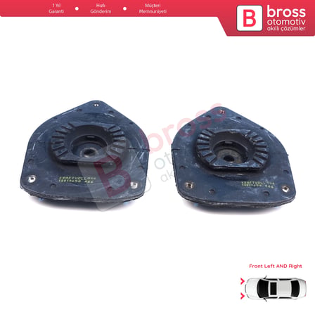 Nissan Qashqai J10 Micra K14 Renault Clio Scenic Megane 3 Fluence için 2X Ön Amortisör Üst Takozu